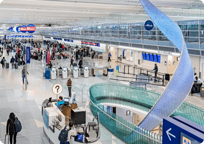 Major Commercial Airports